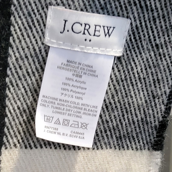 Like new JCrew plaid scarf/wrap - Picture 2 of 4